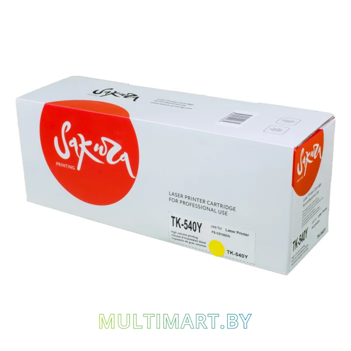 Картридж Sakura Printing SATK540Y (Аналог Kyocera TK-540Y)
